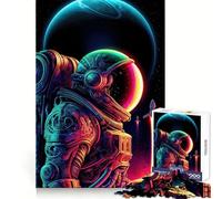 Neon Space Odyssey Jigsaw Puzzle for Teenagers 1000 Pieces Solid Logic Toy Relaxing Fun Precision Cut Heartfelt Gift (50x75cm)