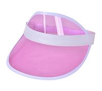 Neon Sun Visor Hats for Women and Men Unisex Bright Colours - for Sports, Pub Golf, 80s Fancy Dress, Festivals, Stag Do, Hen Party Festivals Pink One Size