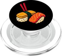 Neon Sushi Explosion Funny Japanese Food Art PopSockets PopGrip for MagSafe