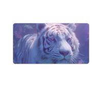 Neon Tiger Colorful Lights Mouse Mat Pad Desk Mat Office Accessories 40X75cm