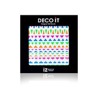 Neon Triangle Nail Decals/Stickers by iZ Beauty LDN