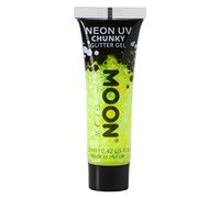 Neon UV Face & Body Chunky Glitter Gel - 12ml - Yellow