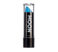 Neon UV Glitter Lipstick by Moon Glow - Blue - Bright Neon Coloured Lipstick - Glows under UV