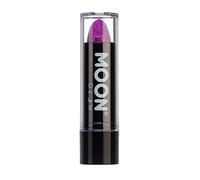 Neon UV Glitter Lipstick by Moon Glow - Purple - Bright Neon Coloured Lipstick - Glows under UV