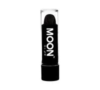 Neon UV Lipstick by Moon Glow - Black - Bright Neon Coloured Lipstick - Glows under UV