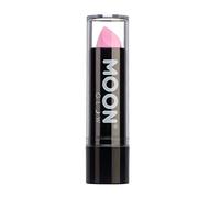 Neon UV Lipstick by Moon Glow - Pastel Pink - Bright Neon Coloured Lipstick - Glows under UV
