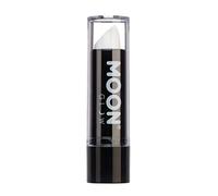 Neon UV Lipstick by Moon Glow - White - Bright Neon Coloured Lipstick - Glows under UV
