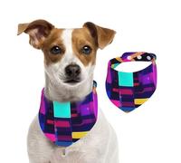 Neon Volume lamp Pet Scarf Dog Bandanas Spring Summer Soft Cotton Puppy Scarfs Adjustable Accessories for Small Medium Large Girl Boy Pup Small