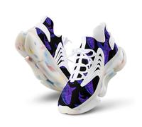 Neon Whale Shark Men's Running Shoes Breathable Air Trainers Sports Walking Sneakers for Workout Athletic 10women/7.5men（EUR41）