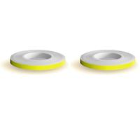 Neon Wheel Stripes, Fluo Yellow, 5 mm x 6 mt (Pack of 2)