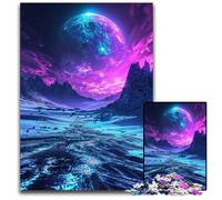 Neon Winter Nature 1000 Pieces Puzzles for Adults Difficult Puzzles for Adults Home Activity for Holidays, Birthdays, And Family Game Nights 50x75CM/19.68x29.52inch