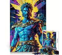 Neon Zeus︰ Electric Reign 1000 Piece Jigsaw Puzzles for Adults Strengthen Recall Relax Time Quality Edge Birthday Gift (38x26cm)