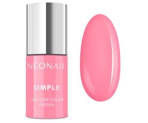 Neonail Simple One Step Color Protein UV Hybrid Nail Polish Lovely 7838-7 7.2g
