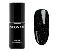 NÉONAIL UV Nail Polish 7.2 ml - Black - Venetian Mask - NÉONAIL Colors - Glitter UV Polish - Gel Nails - Nail Design