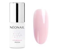 NÉONAIL UV Nail Polish - Base Coat Gel UV - Modeling Cover Base Protein Nude Rose 7.2 ml - Base Coat for Nails - Polish - Gel Nails - NÉONAIL Modeling Base