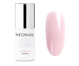 NÉONAIL UV Nail Polish - Base Coat Gel UV - Modeling Cover Base Protein Nude Rose 7.2 ml - Base Coat for Nails - Polish - Gel Nails - NÉONAIL Modeling Base
