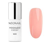 NÉONAIL UV Nail Polish - Base Coat Gel UV - Peach - Minimalist Color Base Peach Tone - Base Coat for Nails - Polish Gel - Modeling Base - 7.2 ml