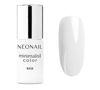 NÉONAIL UV Nail Polish - Base Coat Gel UV - White - Minimalist Color Base Cloud Tone - Base Coat for Nails - Polish Gel - 7.2 ml