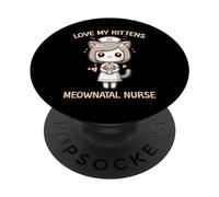 Neonatal Intensive Care Unit Cat Lover Nicu Nurse PopSockets Adhesive PopGrip