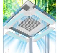NEONMAN Ceiling Central Air Conditioner Deflectors, Extendable 40-72cm Prevents Condensation and Direct Blowback and Is Easy to Install, Suitable for Shopping Malls(1pc)