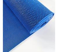 NEONMAN Multipurpose Non Slip Mat, PVC Rug Gripper Anti Slip Matting non Slip Rubber Mat, Can be Cut to Size Quickly Filters Water not Easily Deformed, Suitable for Gyms(Blue,100x90cm)