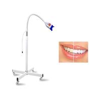 NEONMAN Professional Teeth Whitening Machine LED Light with 360° Swivel Wheels, 10 LED Lights & 3 Colors Easy to Operate Retractable Suitable for Dental Clinics