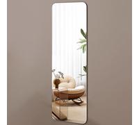 NEONMAN Self Adhesive Full Length Mirror HD Flexible Wall Mirror Soft Mirror Sticker No Need to Punch Holes High Definition Mirror Unbreakable Bendable, Suitable for Living Room(40X120CM)