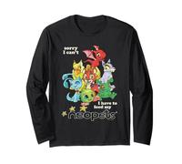 Neopets I Have to Feed My Neopets Vintage Virtual Pets Long Sleeve T-Shirt