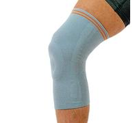NeoPhysio Adjustable 3D Knitted Elastic Compression Sleeve Knee Support with Patella Gel Pad & 2 Protective Stays for Runners, Weightlifters, or Professional Athletes - M