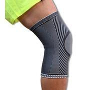 NeoPhysio Medical Grade Compression Knee Support. Made with Advanced 4 Way Stretch Elastic Fabric - Large