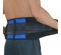 NeoPhysio Neoprene Double Pull Lower Back Support Lumbar Brace = XL