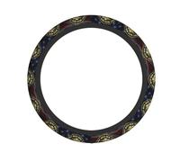 Neoprene Auto Steering Wheels Cover Us Mos 68W Medic Korean War Veteran Inner Ring Wheels Cover Cute Cars Accessory For Suv, Auto, Truck