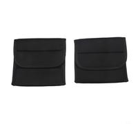 Neoprene Bicycle Pedal Covers Foldable Scratch Protection for Flat Pedals 14x14cm Lightweight Gear for Cars and Indoor Parking