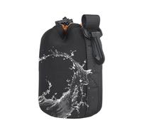 Neoprene Camera Case, Thick Padded DSLR Lens Bag Soft Storage Pouch with Drawstring Opening for Telephoto Lens Protection