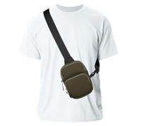 Neoprene Cell Phone Crossbody Bag, Men Chest Sling Backpack, 6.5" Multipurpose Crossbody Shoulder Bag Sling Backpack Travel Hiking Daypack Cross Body Chest Bag Shoulder Holster Wallet Handbag, Green