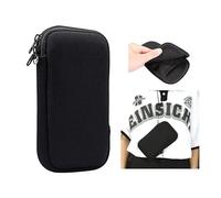 Neoprene Cell Phone Sleeve Shock Proof Pouch with Neck Strap for Samsung Galaxy A16 A15 A14 A05 Galasy S25 Ultra S24 FE iPhone 16 Pro Max Moto G Play 2024 Pixel 9 Pro XL (Black, XL)