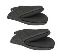 Neoprene Cooking Mitts Heatproof Up To 260°C Extra Long Cotton Lined For Grilling & Roasting Burn Protections Gloves For Cooking