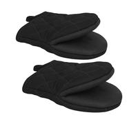 Neoprene Cooking Mitts Heatproof Up To 260°C Extra Long Cotton Lined For Grilling & Roasting Burn Protections Gloves For Cooking