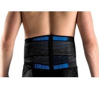 Neoprene Double Pull Lumbar Back Brace, Small 22-27", Stabilising Lower Back Brace, Criss-Cross Heavy-Duty Elasticated Double Pull Mechanism, Non-Stretch, Provides Warmth & Compression, Ideal for RSI