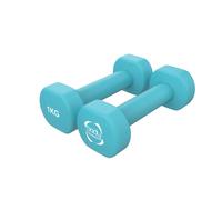 Neoprene Dumbbells 0.5kg - 10kg - Coated Cast Iron Dumbbells, Cardio, Aerobics and HIIT Exercise Weights - Gym Equipment for Home Strength Training and Workouts by Body Revolution