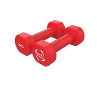 Neoprene Dumbbells 0.5kg - 10kg - Coated Cast Iron Dumbbells, Cardio, Aerobics and HIIT Exercise Weights - Gym Equipment for Home Strength Training and Workouts by Body Revolution