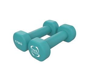 Neoprene Dumbbells 0.5kg - 10kg - Coated Cast Iron Dumbbells, Cardio, Aerobics and HIIT Exercise Weights - Gym Equipment for Home Strength Training and Workouts by Body Revolution