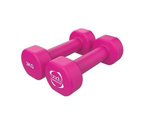 Neoprene Dumbbells 0.5kg - 10kg - Coated Cast Iron Dumbbells, Cardio, Aerobics and HIIT Exercise Weights - Gym Equipment for Home Strength Training and Workouts by Body Revolution