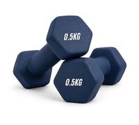 Neoprene Dumbbells Set Hex Anti Roll Coated Hand Weights for Men & Women Non Slip Exercise Dumbbell Pair for Home Gym Fitness in Orange Blue & Pink