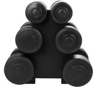 Neoprene Dumbbells Set Pair - Iron Hand Weights for Strength Training, Aerobic Workout & Home Gym Fitness (0.5kg-10kg) (Neoprene Dumbbell Set, 12kg Black)
