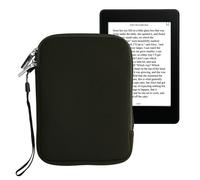 kwmobile Neoprene e-Reader Pouch Size 6" eReader - Universal eBook Sleeve Case with Zipper - Dark Green