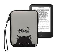 Neoprene e-Reader Pouch 6" eReader Grey Black