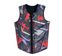 Neoprene Float Jacket with Zipper, Float Jacket for Swimming Surfing Kayaking, Water Sports(F,M)