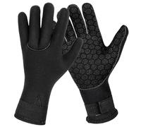 Neoprene Gloves | Multi-purpose Warm Non-Slip Adjustable 3mm Snorkel Gear | Unisex Surf Gloves for Women & Men - for Paddles, Kayaking, Canoeing, Skiing, Swimming, Sailing