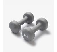 Neoprene Hex Dumbbells Weights Pair 1Kg,2Kg,3Kg,4Kg,for Home and Gym Fitness Exercise,Gray 4Kgx2